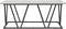 vidaXL - Grijze - Sonoma - Salontafel - 100x50x40 - cm - - - Gemaakt - van - Engineered - Hout - en - Metaal