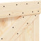 vidaXL - Hoofdbord - 180x104 - cm - massief - grenenhout