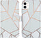 iMoshion Hoesje Geschikt voor iPhone 11 Hoesje Met Pasjeshouder - iMoshion Design Softcase Bookcase - Wit / Meerkleurig / Goud / White Graphic