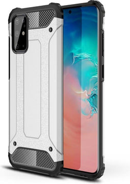 Lunso - Armor Guard hoes - Geschikt voor Samsung Galaxy S20 Plus / S20+ - Zilver