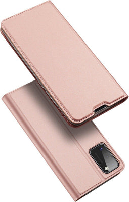 Dux Ducis - pro serie slim wallet hoes - Geschikt voor Samsung Galaxy A41 - Rose Goud