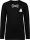 Tygo & Vito - Jongens T-shirt - Longsleeve met capuchon - zwart - Maat 110/116