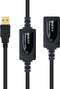 Nanocable 10.01.0213 - Verlengkabel USB - Male/female - Zwart
