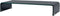 vidaXL - Tv-meubel/monitorverhoger - zwart - 70x30x13 - cm - glas