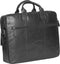 Justified Leren Laptoptas 15 inch Everest 2-Vaks Zwart
