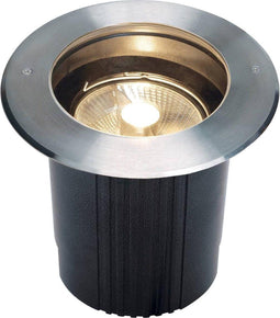 SLV Dasar 215 qpar111 - Buiten grondspot - Ø 21,5 cm - Edelstaal