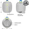 Ultimate Ears WonderBoom 3 - Draadloze Bluetooth Speaker - 14 Uur Batterijduur - Grijs/Groen