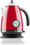 Aquavita Chalet waterkoker rood 1.7L 2200W
