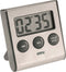 GEFU Digitale Timer - Kookwekker - Zilver - RVS