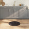 vidaXL - Vloerkleed - rond - 60 - cm - bamboe - donkerbruin