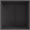 vidaXL - Vierkante - Vuurkorf - - - Zwart, - 50x50x30 - cm, - Staal