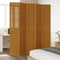 vidaXL - Kamerscherm - met - 5 - panelen - massief - paulowniahout - bruin