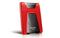 Adata DashDrive Durable HD650 - Externe HDD 1TB - USB 3.0 - Rood