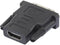 Renkforce RF-4212228 - HDMI / DVI Adapter - 1x HDMI-bus - 1x DVI-stekker 24+1-polig - Zwart