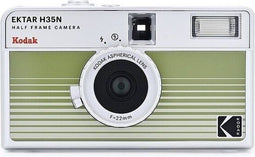 Kodak Ektar H35N - Half Frame Camera - Ingebouwd sterfilter en bulbfunctie - Groen