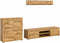 Furnilux Jam - Woonkamercombinatie - Tijdloos en praktisch - Bruin - 35x255x159cm