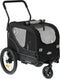 Deryan Hondenfietskar 2-in-1 - Opvouwbaar - Tot 20 kg - Zwart