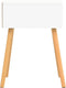 vidaXL - Nachtkastjes - 2 - st - 40x40x56 - cm - bewerkt - hout - wit - en - sonoma - eiken