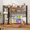 Coast Bureau-Organizer - 4 Lagen met Roosterpaneel en 6 Haken - 94 x 25 x 74 cm - Koffie