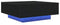 vidaXL - Salontafel - met - LED-verlichting - Zwarte - Eik - 80x80x31 - cm