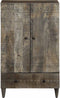 vidaXL - Hoge - kast - 60x33x110 - cm - massief - mangohout