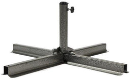 Ceruzo Parasolvoet Metaal - Kruisvoet Standaard - 80 x 80 cm - Geschikt voor buizen 28 tot 40 mm