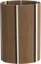 Light & Living Lampenkap Medan - Donkerbruin - Ø25cm - Modern