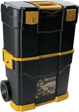 vidaXL - Gereedschapskoffer - op - wielen - 460x280x677 - mm - polypropeen