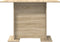 vidaXL - Eettafel - Sonoma - Eik - 110x60x75 - cm - Bewerkt - Hout