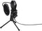 Hama MIC-USB Stream - USB-pc-microfoon met pop-bescherming en statief - Zwart