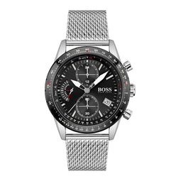 BOSS PILOT EDITION CHRONO HB1513886 Herenhorloge 44mm