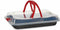Taartplateau Met Deksel Zwart Rood Ijzer 36,5 X 24 X 7,5 Cm (12 Stuks)
