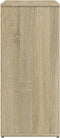vidaXL - Dressoir - 60x31x70 - cm - bewerkt - hout - sonoma - eikenkleurig