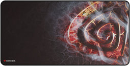 Genesis Carbon 500 Maxi Lava G2 - Muismat - Waterdicht - 900 x 450 mm - Multi-color