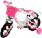 Volare Ashley Kinderfiets - Meisjes - 12 inch - Wit - Twee handremmen
