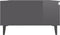 vidaXL - Salontafel - 90x60x35 - cm - bewerkt - hout - hoogglans - grijs