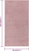 vidaXL - Vloerkleed - kortpolig - 80x150 - cm - roze