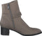 MARCO TOZZI 2/25305 - Dames Enkellaars - Nubuckleer met FEEL ME voetbed - Taupe (2023)
