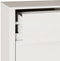 vidaXL - Ladekast - 'DRAMMEN'Wit - 111x43x73,5 - cm - Massief - Denhout