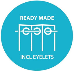 Larson - Luxe hotel blackout gordijn - met ringen - 1.5m x 2.5m - Lichtgrijs - 2 stuks