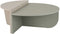 Hanah Home Orion - Houten salontafel - 90 x 60 x 30 cm - Essengroen