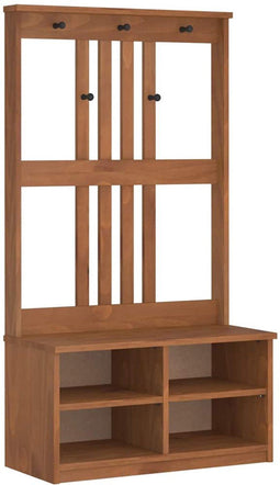 vidaXL - Halboom - SANDENS - 87x40x159,5 - cm - massief - grenenhout