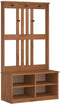 vidaXL - Halboom - SANDENS - 87x40x159,5 - cm - massief - grenenhout
