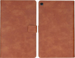 iMoshion Tablet Hoes Geschikt voor Samsung Galaxy Tab A 10.1 (2019) - iMoshion Luxe Tablethoes - Bruin