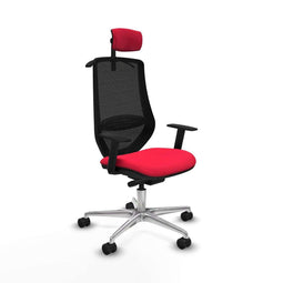 Bureaustoel Piqueras y Crespo D086N2H Rood