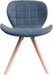 Feel Furniture - Eetkamerstoel - Brent - Blauw