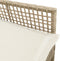 vidaXL - Tuinstoelen - 2 - stuks - met - kussens - in - beige - poly - rattan