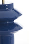Light & Living Tafellamp Petch - 26cm - Blauw - excl. kap