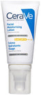 CeraVe Hydraterende Gezichtscrème SPF50 - Normale tot Droge Huid - 3 Essentiële Ceramiden - 52ml