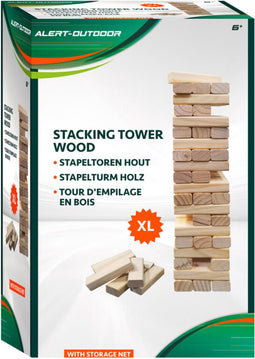 Alert Vang en werpspel Houten Stapeltoren XL